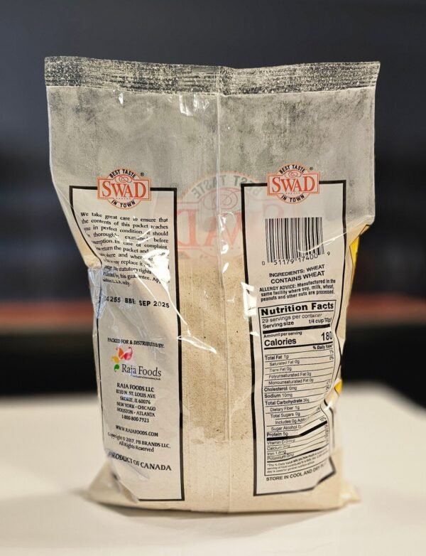SWAD Premium Coarse Sooji (Farina) 2Lb - Image 3