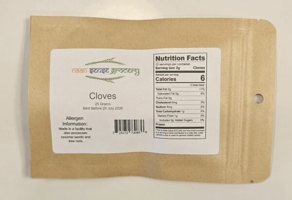 Cloves Whole - Naan Sense Grocery (25g)