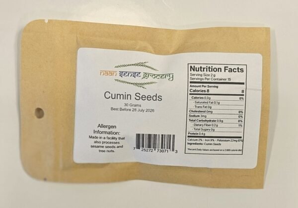 Cumin Seeds - Naan Sense Grocery (30g)