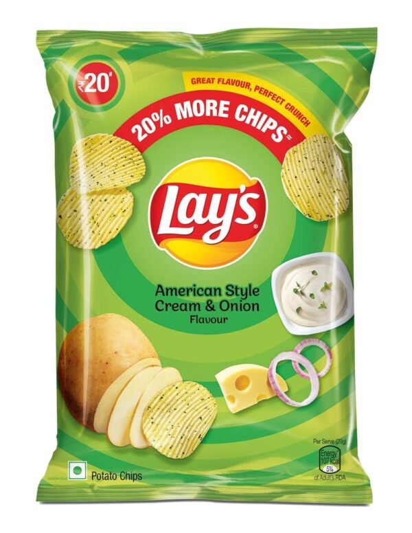 Lays Amercan Style Cream And Onion (20g)