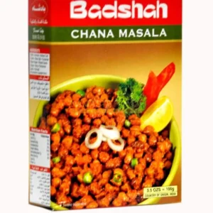 Badshah Chana Masala spice mix in a 100g pack