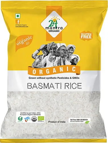 Basmati Rice Organic ( 10lb) - 24 Mantra