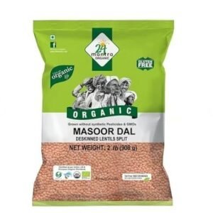 24 Mantra Organic Masoor Dal 2Lb