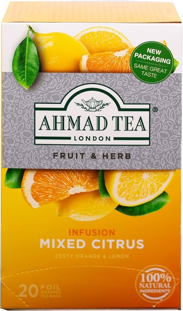 Fruit And Herb Tea Infused With mixed Citrus - Ahmad Tea (20 Foils)
