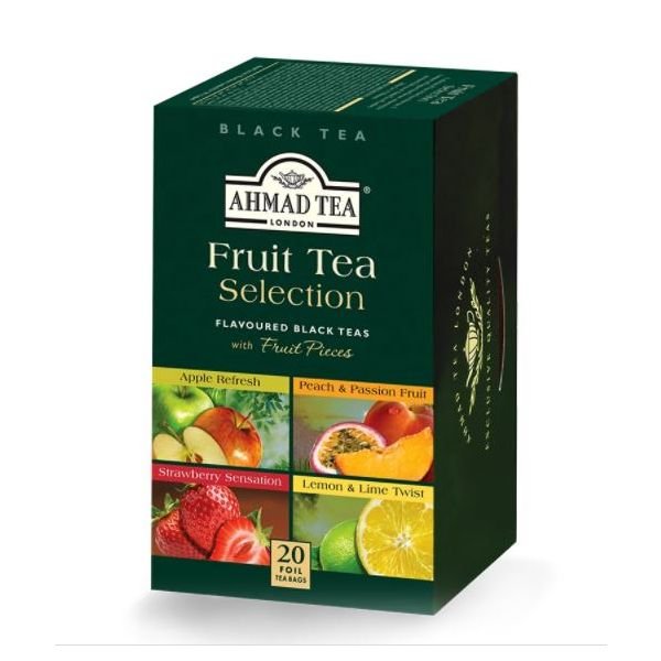 Fruit Tea Selection Black Tea - Ahmad Tea (20 Foils)