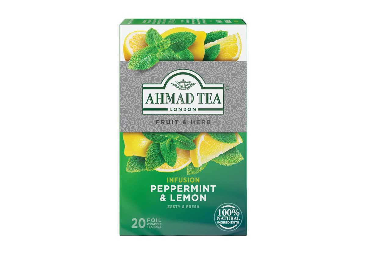 PepperMint And Lemon Tea - Ahmad Tea (20 Foil)