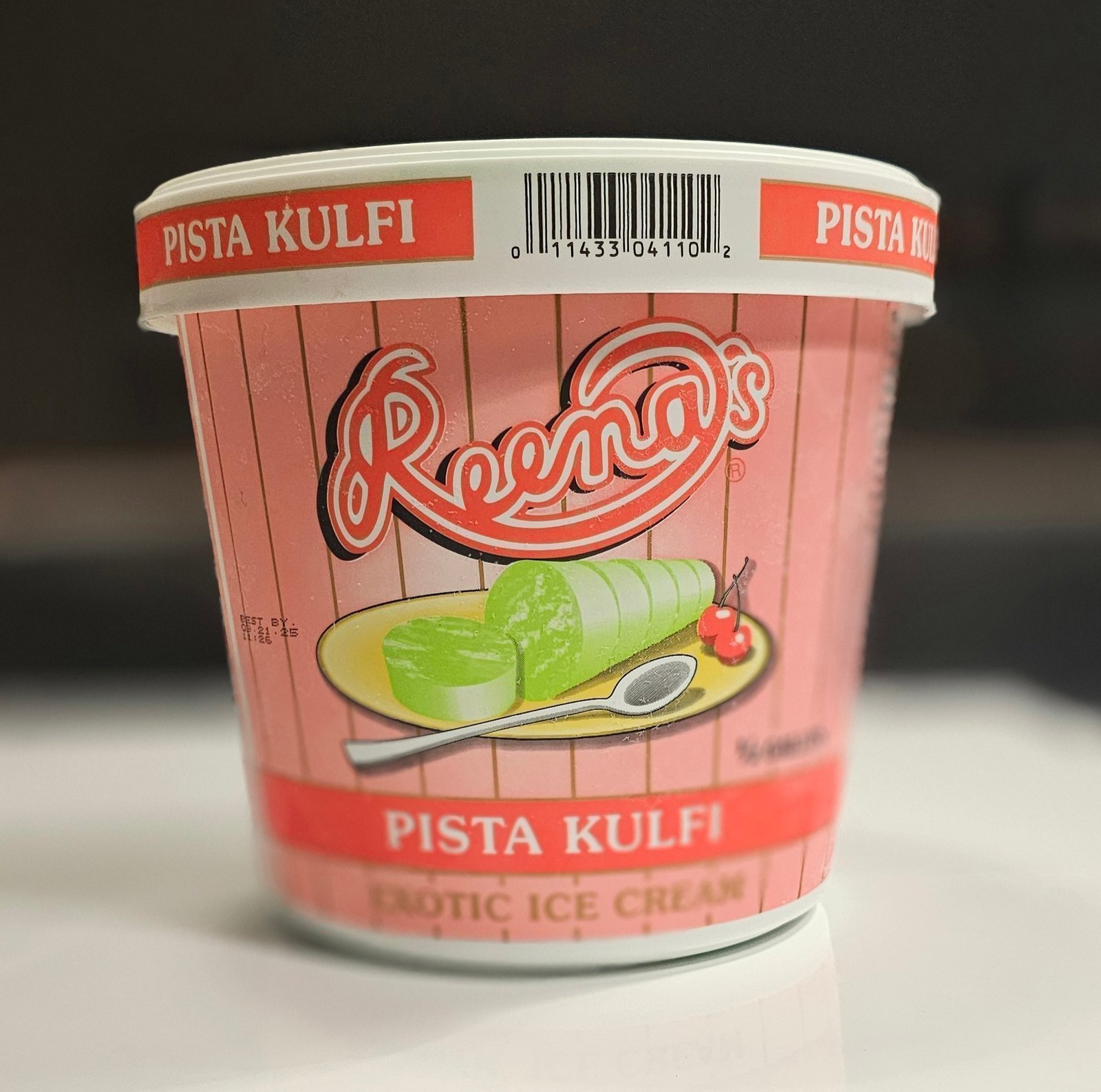 Reena's Pista Kulfi (1/2 Gallon)