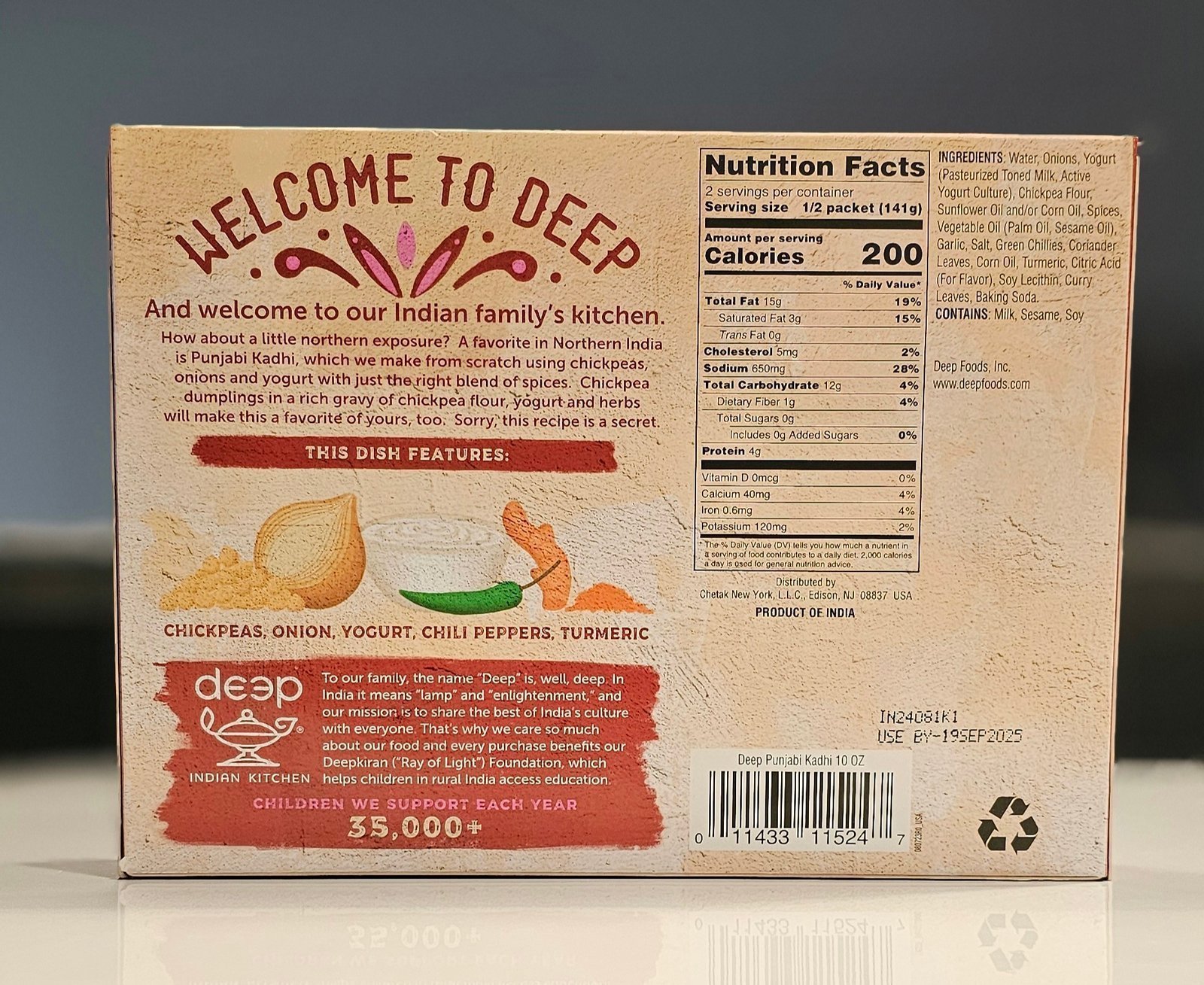 Deep Punjabi Kadhi (283g) - Image 3