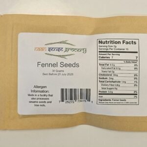 Fennel Seeds - Naan Sense Groceryb(30g)