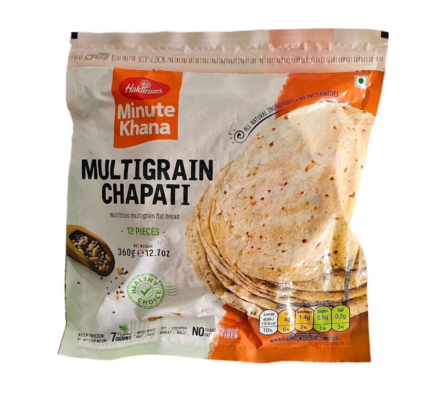 Haldirams Multigrain Chapati 360 Gm