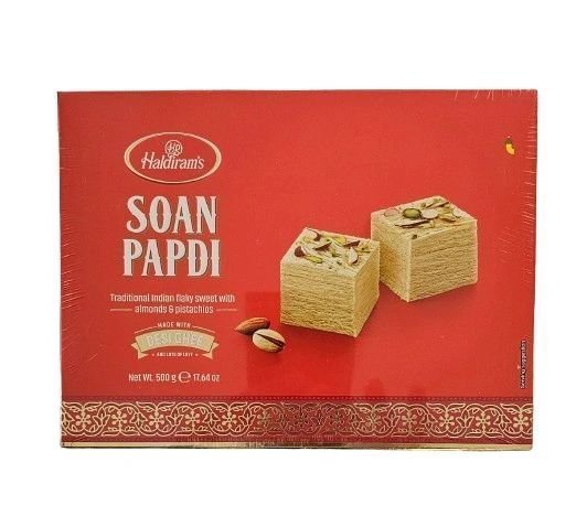 Haldiram Soan Papdi pure Ghee 500 Gm