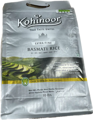 Kohinoor Extra Fine Basmati Rice (10lb)