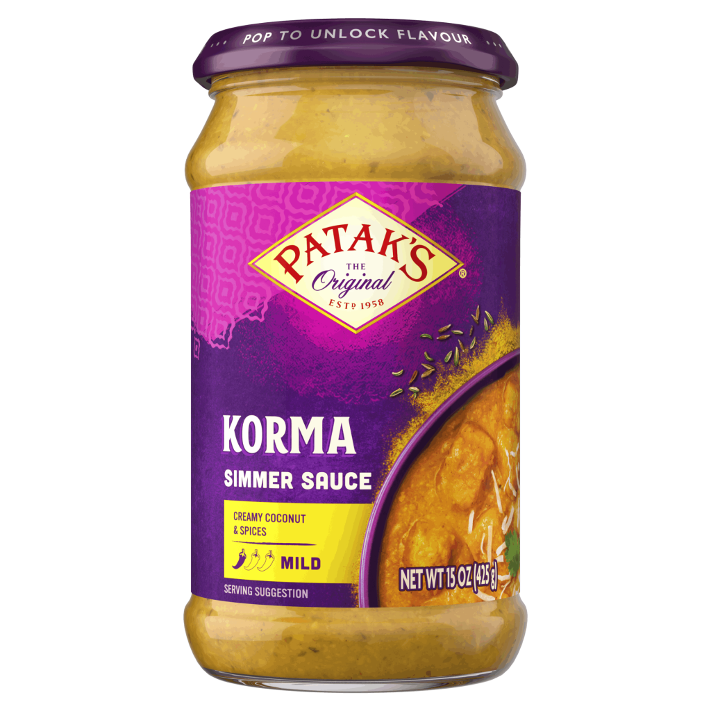Pataks Korma Simmer Sauce 15 Oz