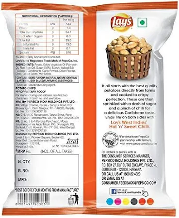 Lay’s West Indies Hot 'n Sweet Chilli - 52g - Image 3
