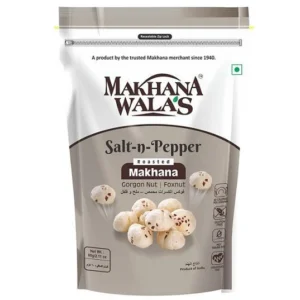Makhana Walas Roasted Makhana - Salt N Pepper (60g)