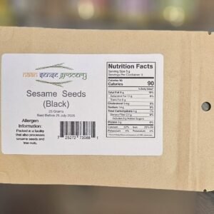Seeds Black by Naan Sense Grocery Sesame -(25g)