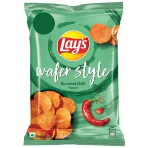 Lays Wafer Style Potato Chips - Sundried Chilli Flavor