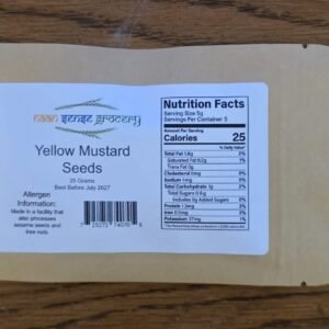 Yellow Mustard Seeds- Naan Sense Grocery (25g)
