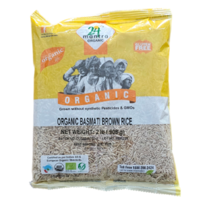 24 Mantra Organic Brown Basmati Rice 2 Lb