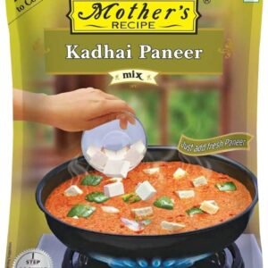 Mothers Recipe Kadhai Paneer Spice Mix package, 80g, ready to cook blend for flavorful dishes.