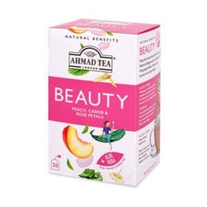 Beauty Blended With Peach, Carob And Petals - Ahmnad Tea (20 Foils)