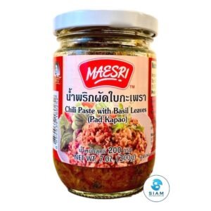 Chilli Paste With Holy Basil Leaves - Mae Sri (7 Oz)