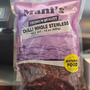 Manis Chilli Whole Stemless - 400g