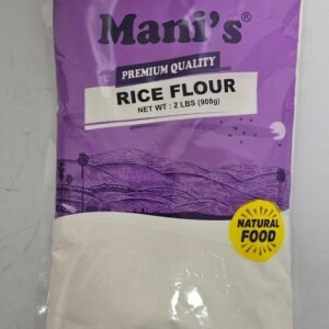 2 lb package of Mani's Rice Flour, a gluten-free baking ingredient