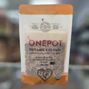 Pure Indian Foods - OnePot Kitchari Single Pack Ready-to-Cook Meals, Organic No.1 - Sprouted Brown Rice & Sprouted Whole Mung B