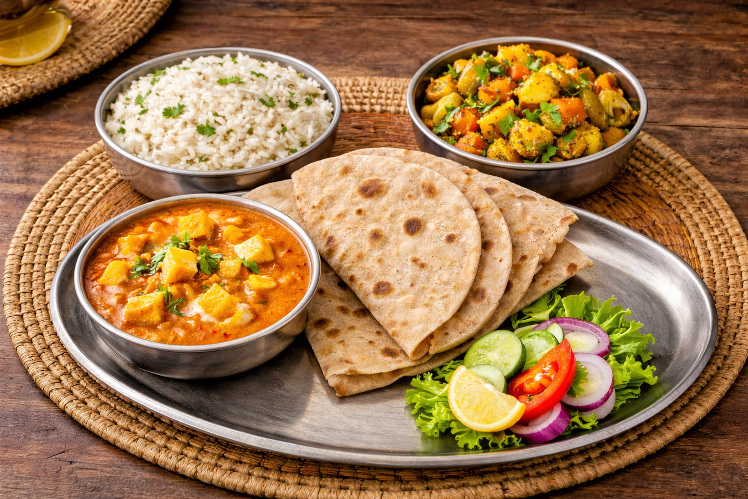 Paneer Butter Masala Meal