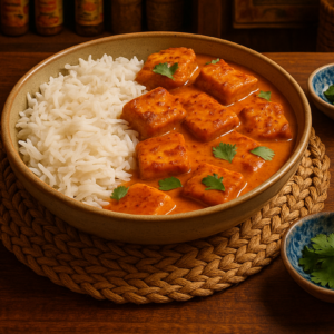 Paneer Tikka Masala With Basmati Rice