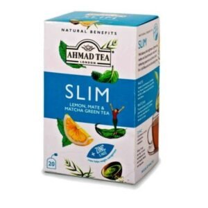 Slim Herabal Tea Blended With Lemon, Mate And Matcha Tea - Ahmad Tea (20 Foils)