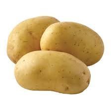 Fresh white potatoes in a simple presentation, ideal for various cooking methods.