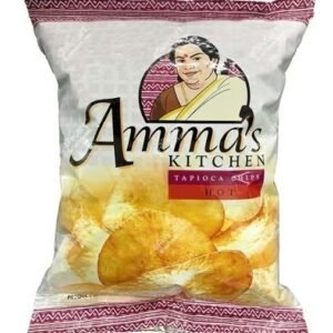 Ammas Kitchen Tapioca Chips Hot 200 Gm
