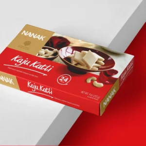 Nanak Kaju Katli, a premium Indian sweet in a 255g pack