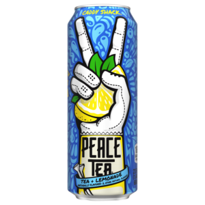 Can of Peace Tea Lemon Flavored beverage, 16 Oz size