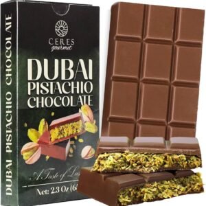 Ceres Gourmet - Dubai Chocolate Pistachio Bar – 2.3 oz (65g)