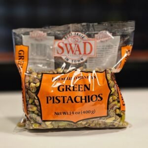 SWAD Premium Quality Green Pistachios in a 14oz package