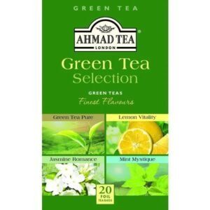Green Tea Selection - Ahmad Tea (20 Foilks)