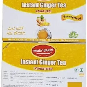 Wagh Bakri Instant Ginger Tea Karak Chai Unsweetened