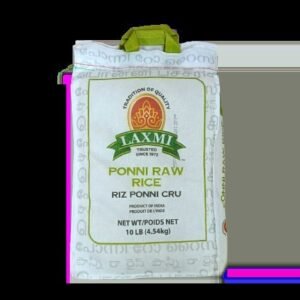 Laxmi - Ponni Raw Rice (10lb)-