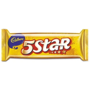 Cadbury 5 Star chocolate bar in a 101g package