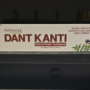 Patanjali Dant Kanti Natural Power Toothpaste tube and packaging