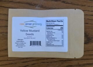 Yellow Mustard Seeds - Naan Sense Grocery (25g)