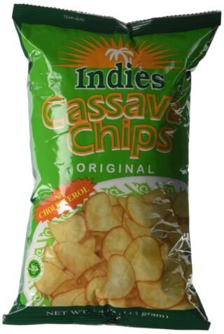 Indies Casava Chips -(original) 4 Oz