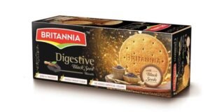 Britannia Digestive Black Seed Cookies - 350g