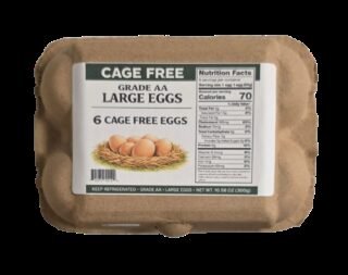 Cage Free Eggs Large - 6 Pc (10.58 Oz)