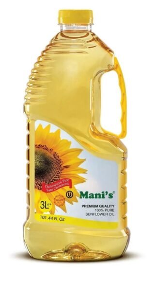 Sun Flower Oil - Manis (3ltr)