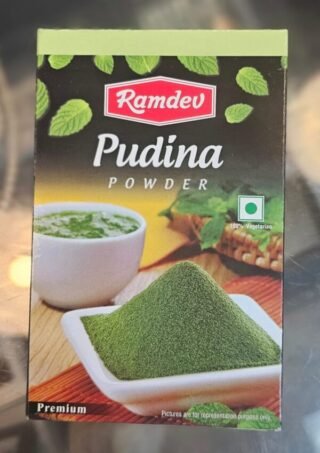 Ramdev Pudina Mint Powder in a package