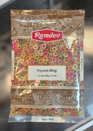 Ramdev Fryums Ring snack in a 400gm pack